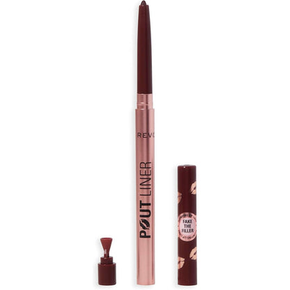 319069 - REVOLUTION BEAUTY - Vijëzues Buzëkuqi Pout Bomb, qëndrim i gjatë, me acid hialuronik dhe vitaminë E, vegan, pa mizori