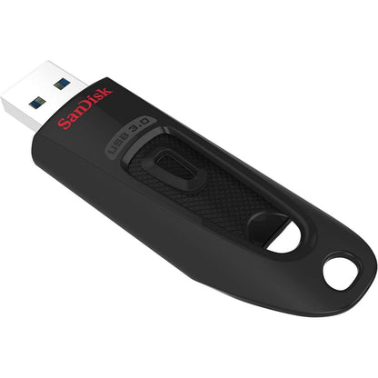 273950 - SANDISK Njësi flash USB 3.0 Ultra 128 GB (softuer SecureAccess, mbrojtje me fjalëkalim, shpejtësi transferimi deri në 130 MB/s) e zezë