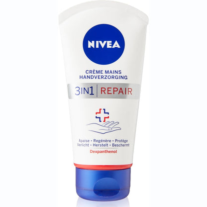 308462 - NIVEA Krem për duar Riparim dhe Kujdes, qetësues i menjëhershëm, 75 ml