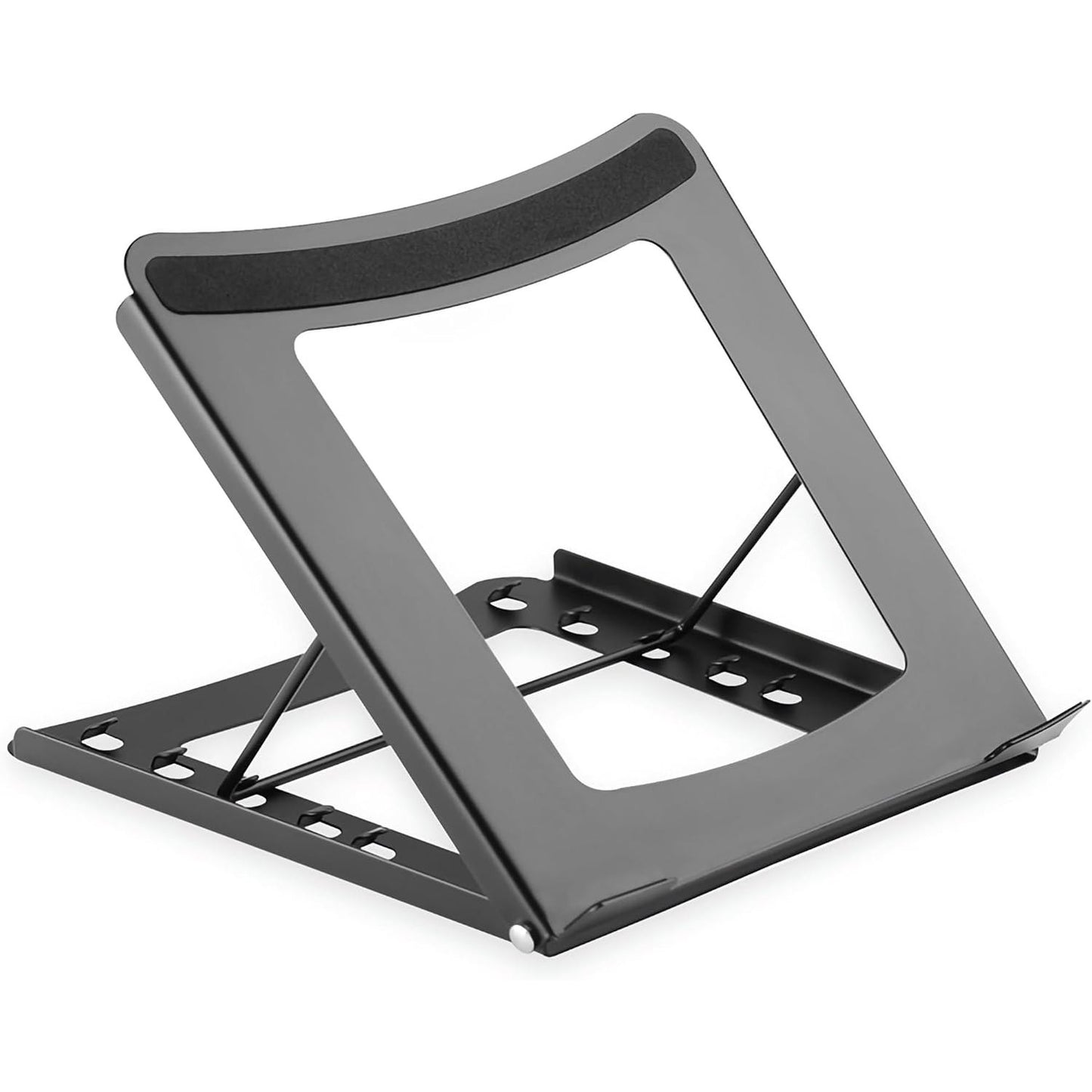 268654 - DIGITUS Mbështetëse Laptopësh - 5 Pozicione të Rregullueshme, për laptopët 10" deri në 15", Çelik i Fortë, e zezë