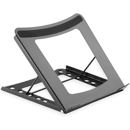 268654 - DIGITUS Mbështetëse Laptopësh - 5 Pozicione të Rregullueshme, për laptopët 10" deri në 15", Çelik i Fortë, e zezë