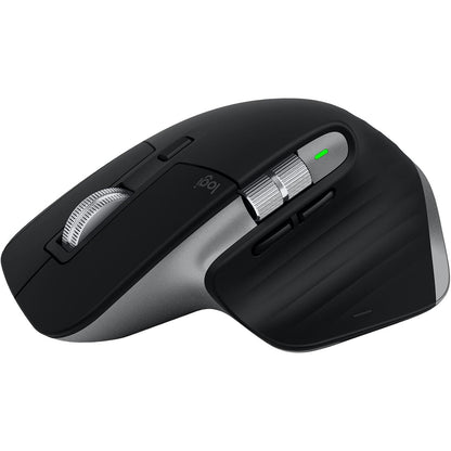 299018 - LOGITECH MX MASTER 3S Maus pa tel ergonomik, 8K DPI, funksionon në xham, USB-C, Bluetooth - Gri Hapësirë