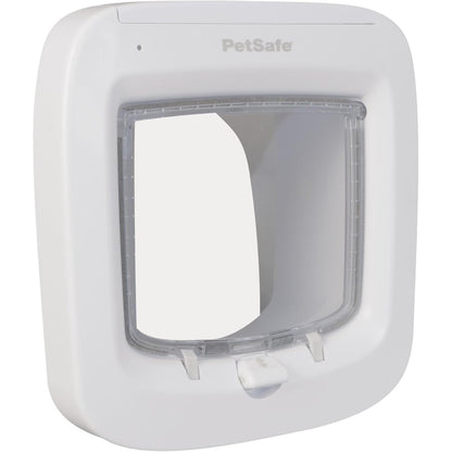 170429 - PETSAFE Kapak për Mace me Mikroçip, i Bardhë, Instalim i Lehtë, Parandalon Hyrjen e Të Huajve, Përshtatet për Mace deri në 7kg