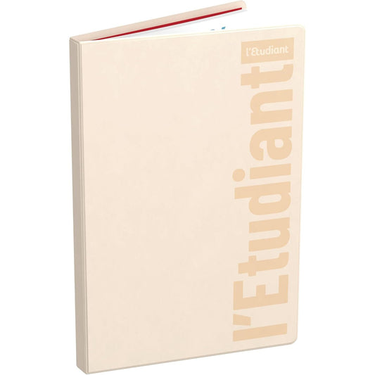 124872 - L'ÉTUDIANT - Planifikues Ditor 2019-2020 Gusht-Korrik, 1 Ditë/Faqe, Format 15x20cm, Ngjyra: Portokalli Pastel