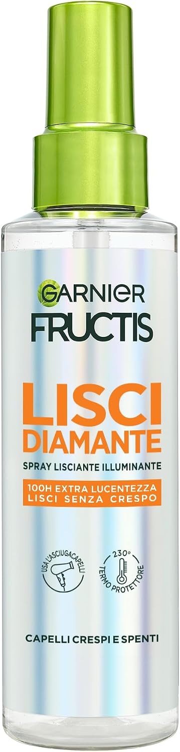 321983 - GARNIER Fructis Sprej Zbutës, 150 ml, Për Flokë të Çrregullt, Mbrojtje nga Lagështia dhe Nxehtësia