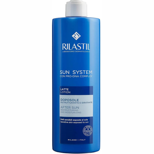 311973 - RILASTIL Sun System Qumësht Rifreskues Pas Diellit për Fytyrën dhe Trupin, Emulsion i Lëngshëm me një Teksturë të Lehtë, Hidratuese dhe Rigjeneruese, Pako 400 ml