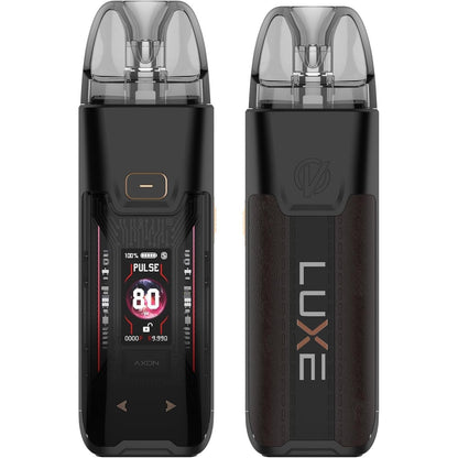336005 - VAPORESSO LUXE XR Max 2 Kit Origjinal 80W 3200mAh + 5ml LUXE XR POD Cartridge MTL-DTL GTX 0.2ohm + 0.8ohm Coil, Pa nikotinë, Pa lëng elektronik (Pelle Nera Scura)