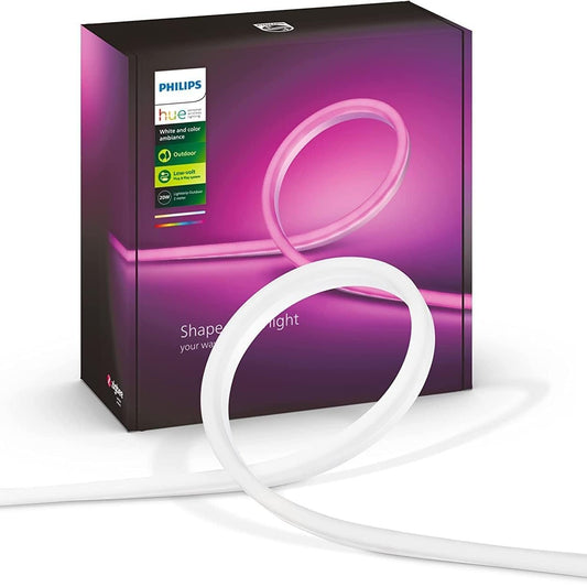 187048 - PHILIPS Shirit LED Inteligjent Hue White and Color Ambiance, Përdorim i Jashtëm dhe i Brendshëm, Bluetooth, Kontroll Zanor, Furnizim me Energji i Përfshirë, 19W, 2m