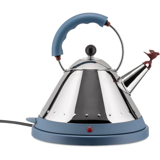 157006 - ALESSI - Çajnik Elektrik pa Tel, Material: Çelik Inox me Dorezë dhe Kapak PA, Ngjyrë: Blu e Çelët
