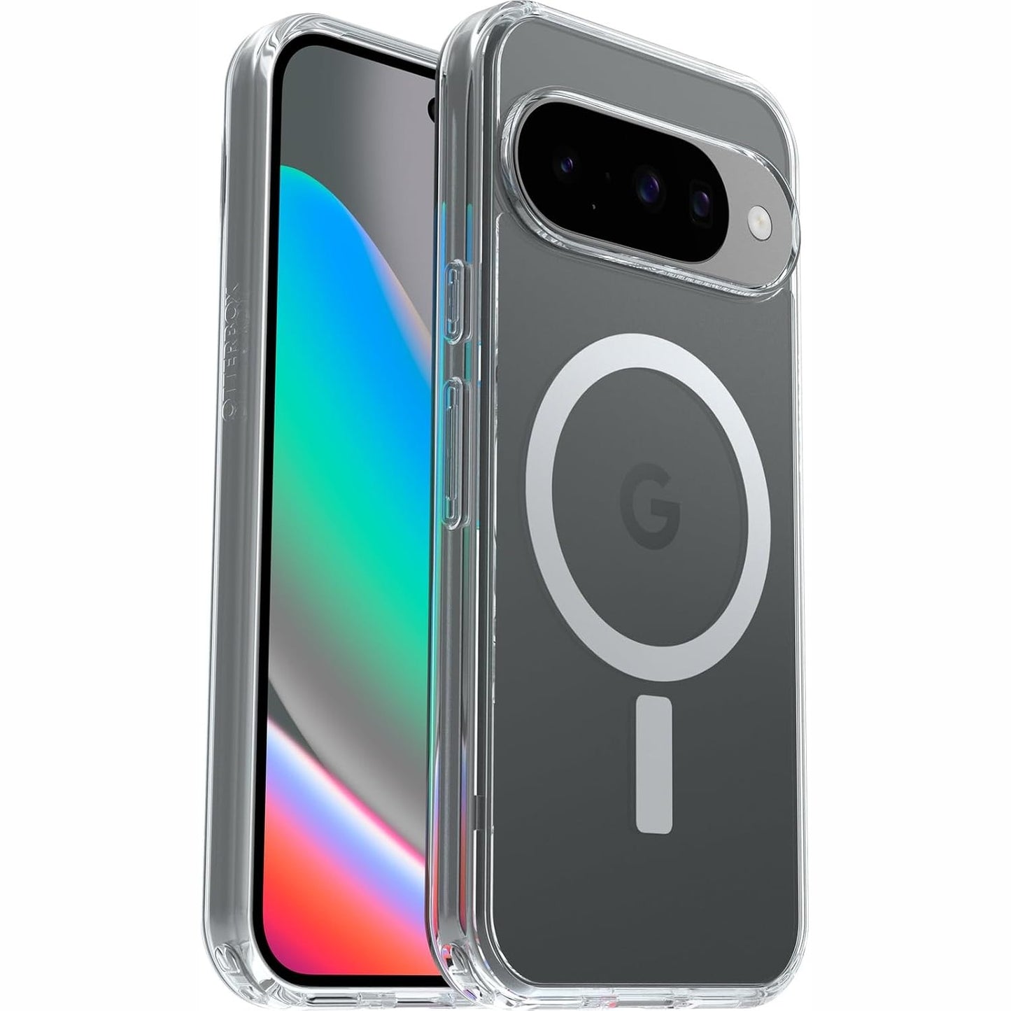 266540 - OTTERBOX Mbështjellëse transparente Symmetry Series me Pixelsnap për Google Pixel 10/Pixel 10 Pro, rezistente ndaj goditjeve, e testuar 3 herë sipas standardit ushtarak, Transparente