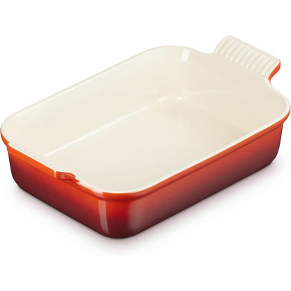 226269 - LE CREUSET Tabaka drejtkëndëshe prej guri, 26 cm, 2.4 L, Qershi