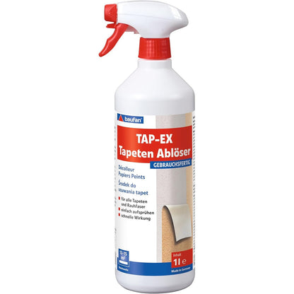 302451 - BAUFAN TAP-EX Letër Muri Remover 1L, Heqës muri për të gjitha llojet e letrës së murit