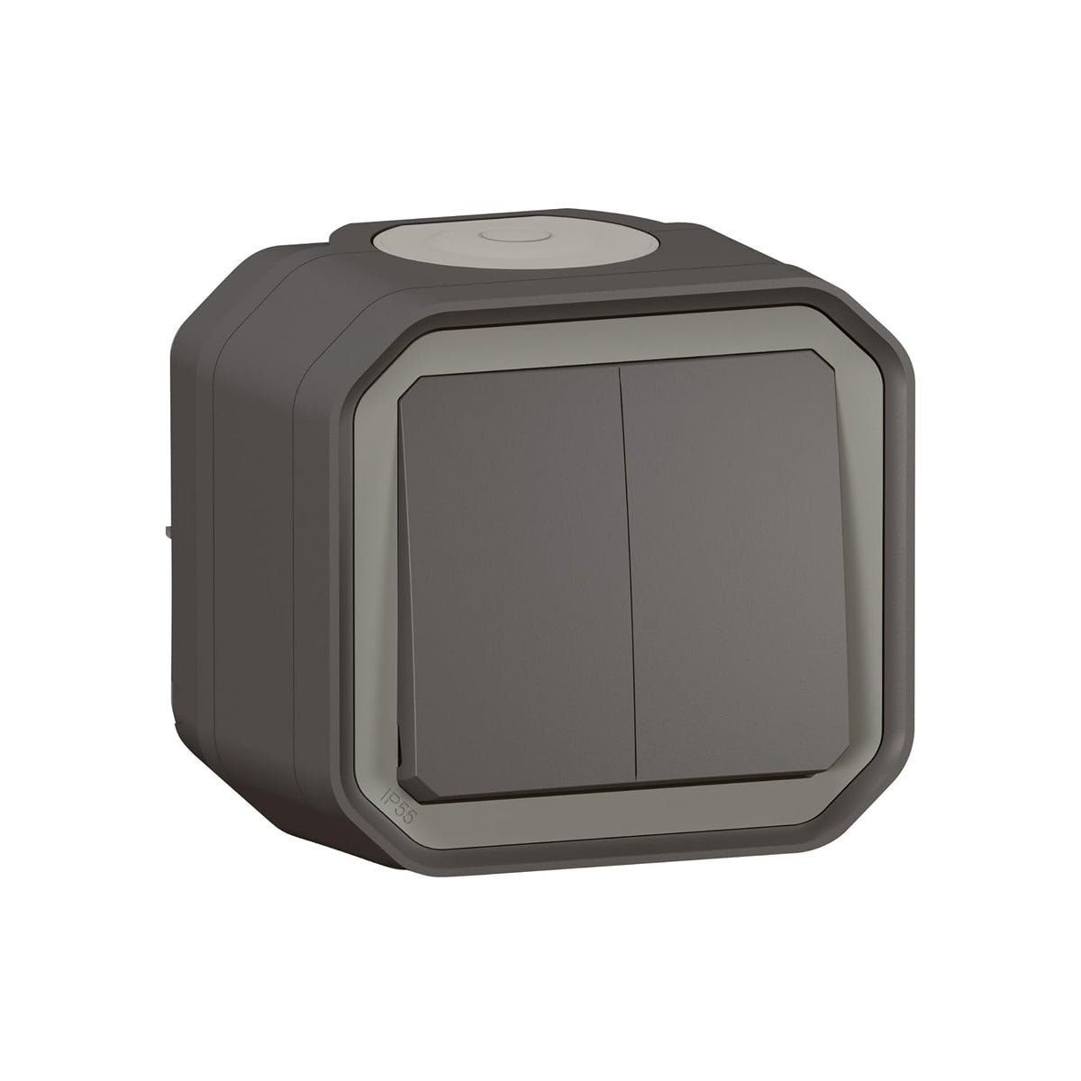 289034 - LEGRAND - Plexo Ndërrues i Dyfishtë, 10A, 250V, IP55, ngjyra antracit, 069775L