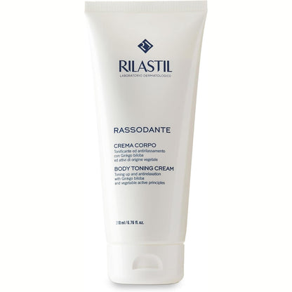 271507 - RILASTIL Krem Trupi Forcues, 200 ml, Trajtim Hidratues dhe Forcues, Kundër Varjes së Lëkurës, me Ginkgo Biloba, Pa Parfum