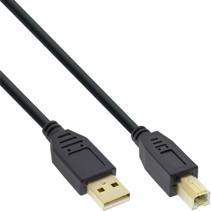 266787 - KABLLO USB 2.0 20801, MASHKULL TIP A NË MASHKULL TIP B, 10M E ZEZË