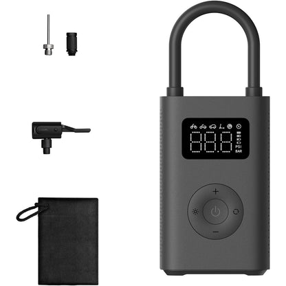 292850 - KOMPRESOR AJRI ELEKTRIK PORTATIV XIAOMI, 2-150 PSI (10.3 bar), 6 mënyra të paracaktuara, ndalim automatik, kapacitet 10 gomash, LED, i rikarikueshëm me USB-C