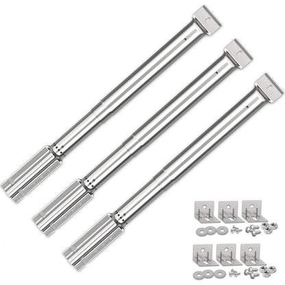 314395 - FirePlus Djegës Universal 30.8 deri në 44.9 cm, për Barbecue me Gaz, Pjesë Zëvendësuese, Pako me 3 copë