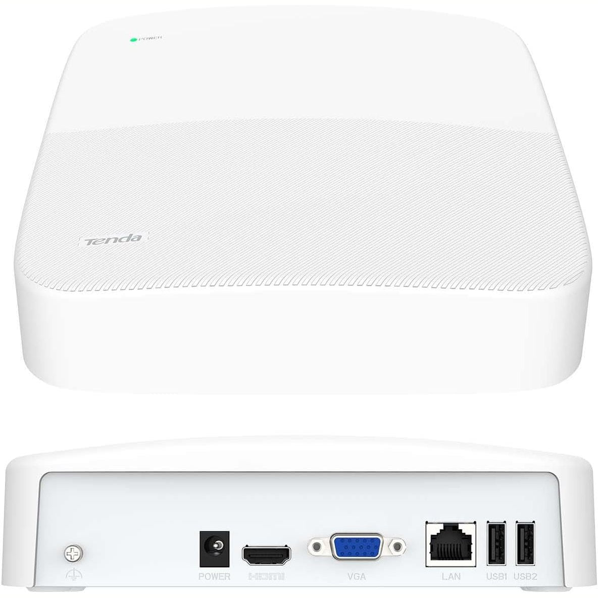266294 - TENDA NVR-1080P Regjistrues Video me 8 Kanale për Siguri në Shtëpi, H.265+, Kapacitet 10TB, Mbështet 8MP/5MP/4MP/1080P/720P HD, Qasje në Distancë, N3L-8H (Disku i ngurtë nuk përfshihet)