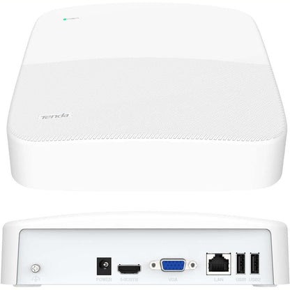 266294 - TENDA NVR-1080P Regjistrues Video me 8 Kanale për Siguri në Shtëpi, H.265+, Kapacitet 10TB, Mbështet 8MP/5MP/4MP/1080P/720P HD, Qasje në Distancë, N3L-8H (Disku i ngurtë nuk përfshihet)