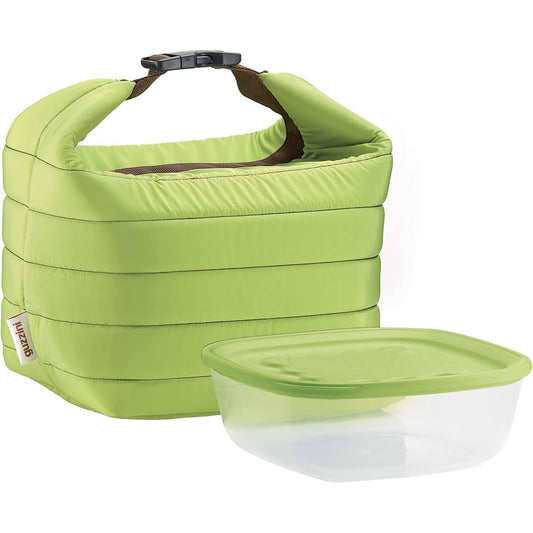 137429 - GUZZINI - Qese Termike e Vogël për në Lëvizje, Me Përmasa (Qese) 22x18x22cm dhe (Enë) 19.6x19.6x7cm, Kapacitet 1400cc - Modeli 032950134