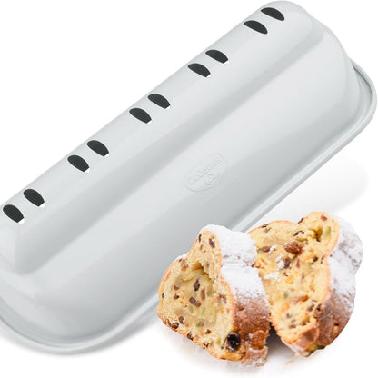 223161 - DR. OETKER Tavë Pjekjeje për Krishtlindje Stollen, e Bardhë, 31 x 15 x 7 cm, 1550 ml, me shtresë jo-ngjitëse