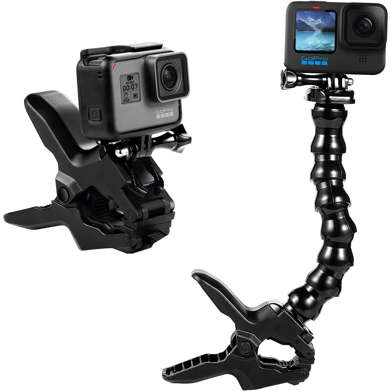 274092 - SUPTIG Mbajtëse në formë qafe mjellme fleksibël, për kamerat GoPro Hero 13-4 dhe Arlo Pro/Go