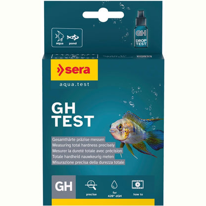 225141 - TESTI I FORTËSISË TOTALE SERA 04110 (GH) - 15 ml, mat fortësinë totale për ujë të ëmbël në akuariume ose pellgje