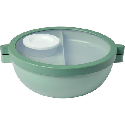 197059 - MEPAL - Kuti Dreke me Ndarje Bento 1500ml, me Kapak dhe Tabaka Shtesë për Salcë, Sherebelë Nordike