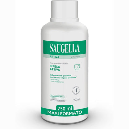 311812 - SAUGELLA Attiva, Pastrues Intim Antibakterial me pH Fiziologjik, 750 ml