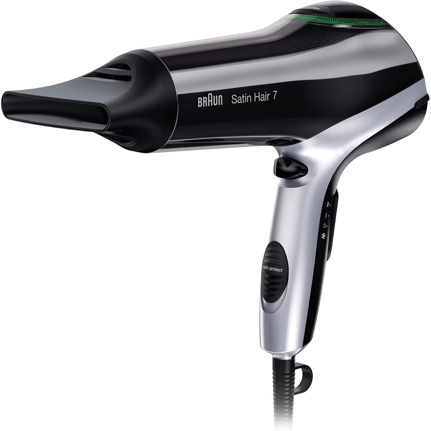 315745 - BRAUN Tharëse flokësh Satin Hair 7 HD710, tharëse flokësh profesionale me teknologji IonTec dhe Satin Protect, e zezë