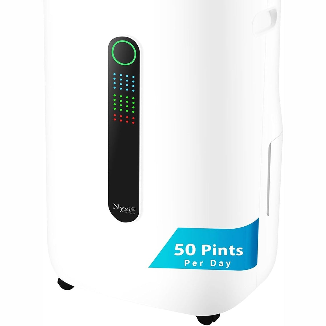 320826 - Nyxi - Tharëse ajri 20L/Ditë për shtëpi, Sensor Dixhital Lagështie, Rezervuar uji XL 6.5L, fikjen automatike, kohëmatës 24 orësh