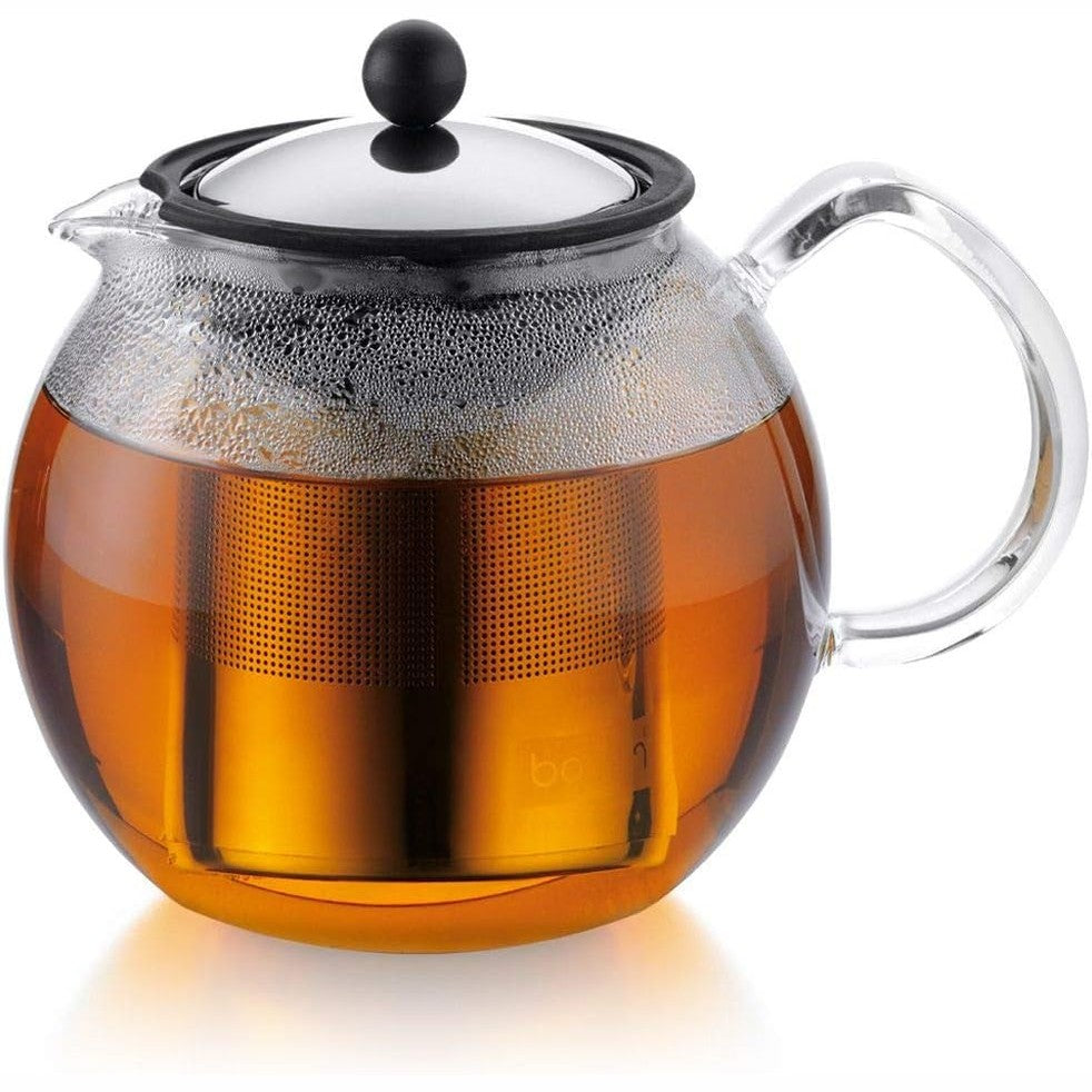 213301 - BODUM Teebereiter, Sistem Shtypi Francez, Filtër i Përhershëm Edelstahl, kapacitet 1.5L