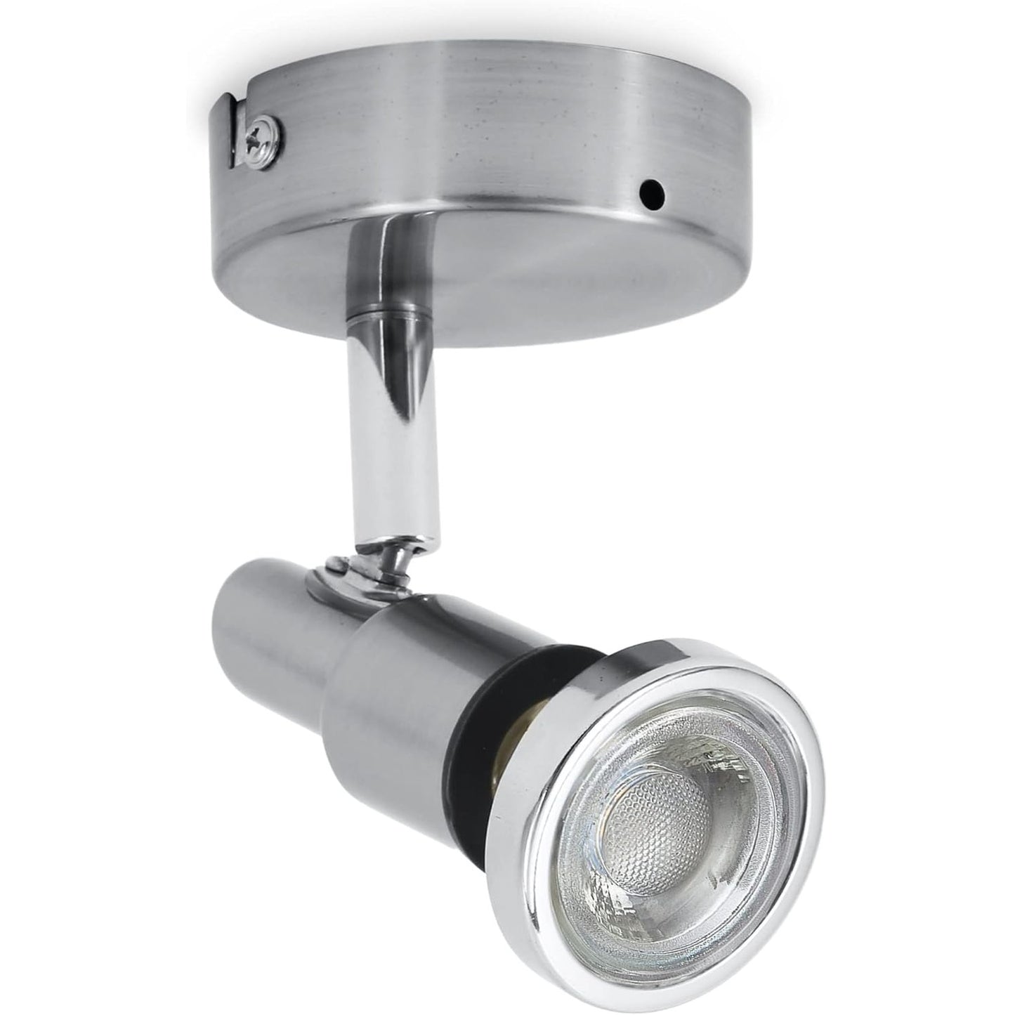 196988 - BKLICHT Llambë LED për Muri të Banjës, Dritë Tavani me 1 Dritë të Rregullueshme, GU10, 5W, IP44