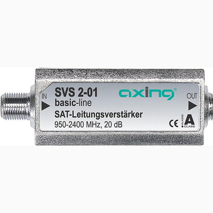 274085 - AXING Amplifikator Linjë Satelitor SVS 2-01 Inline Sat (20 dB, 950 - 2400 MHz)