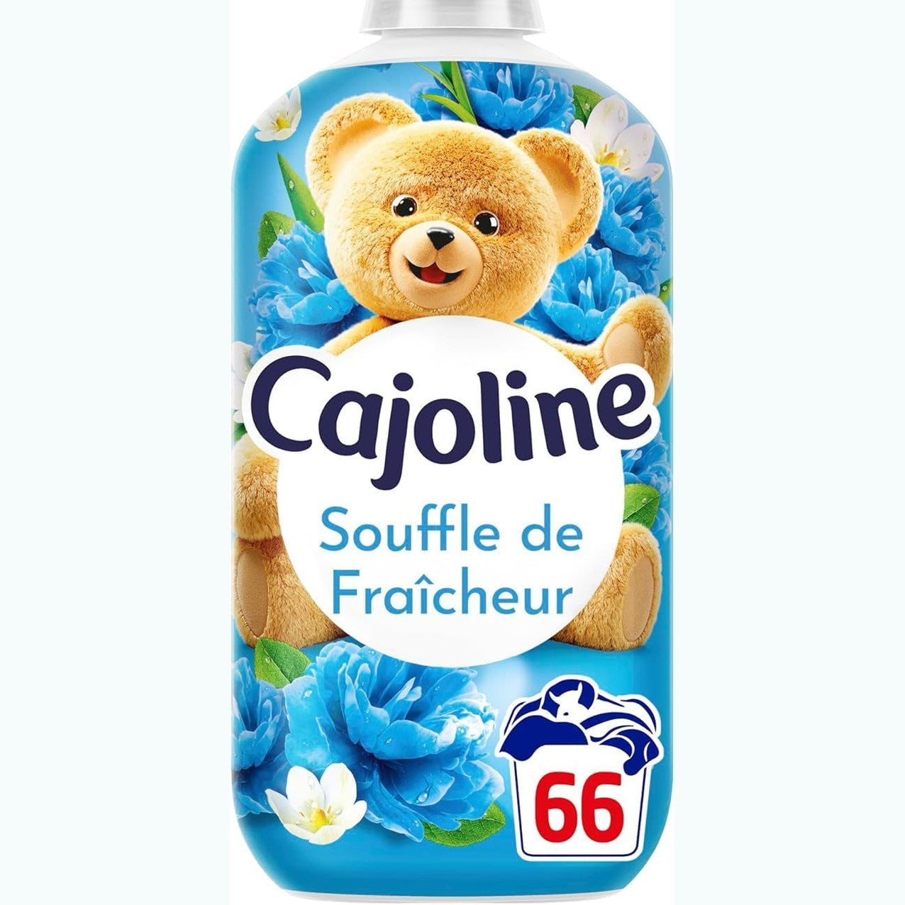318780 - Cajoline - Zbutës i lëngshëm rrobash - 1.386L, 66 larje, me aromë livandoje dhe trëndafili të bardhë