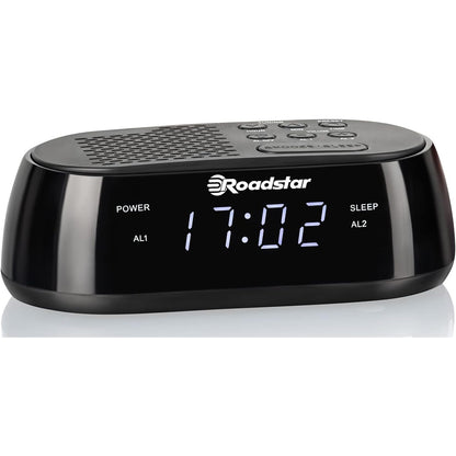 214697 - ROADSTAR Radio me orë dixhitale me alarm CLR-2477, me karikim USB