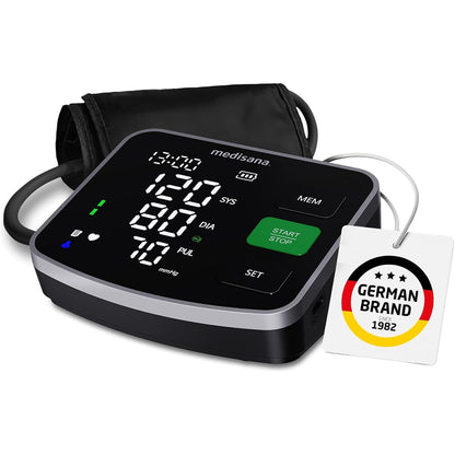 275214 - MEDISANA Monitor tensioni gjaku BU 520, manshetë XXL, pajisje matëse me shkallë ngjyrash, monitor tensioni gjaku dhe pulsi, funksion memorie, tregues rrahjesh të parregullta