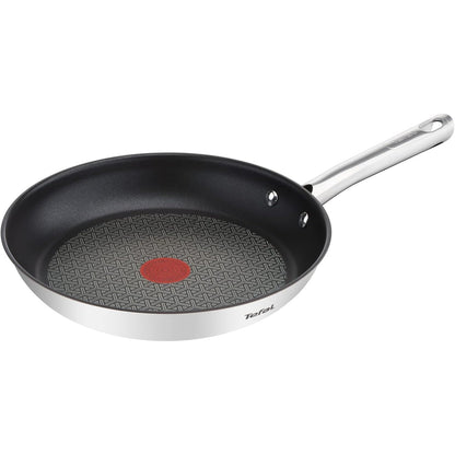 231583 - TEFAL DUETTO - Tigan 24 cm, i pajtueshëm me induksion, jo-ngjitës, veshje titaniumi, i sigurt për lavastovilje dhe furrë, çelik inox