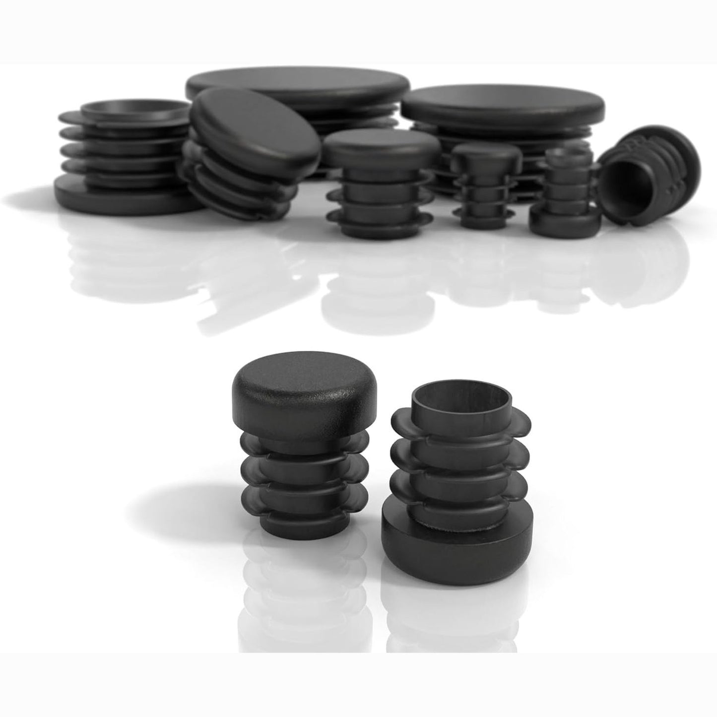 253732 - PD® Kapakë lamellare të rrumbullakëta 13 mm për tuba të rrumbullakëta, 20 copë