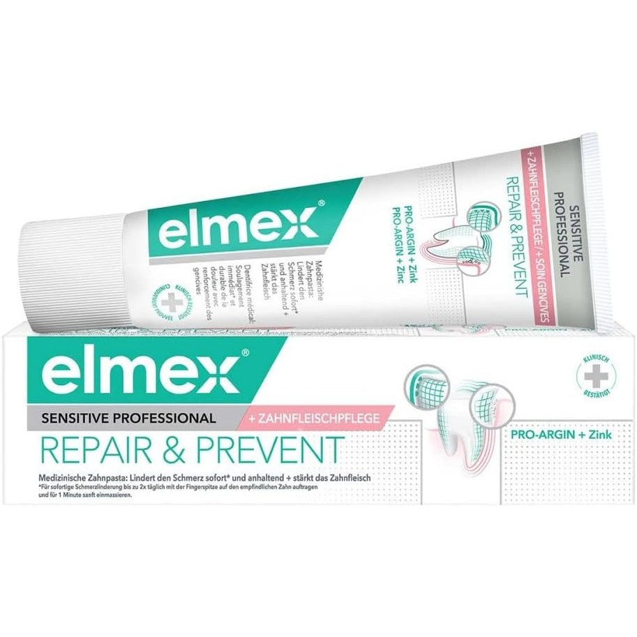 318673 - elmex Pasta dhëmbësh PROFESIONALE PËR RIPARIM DHE PARANDALIM TË NDJESHËM 75ml