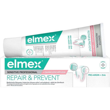 318673 - elmex Pasta dhëmbësh PROFESIONALE PËR RIPARIM DHE PARANDALIM TË NDJESHËM 75ml