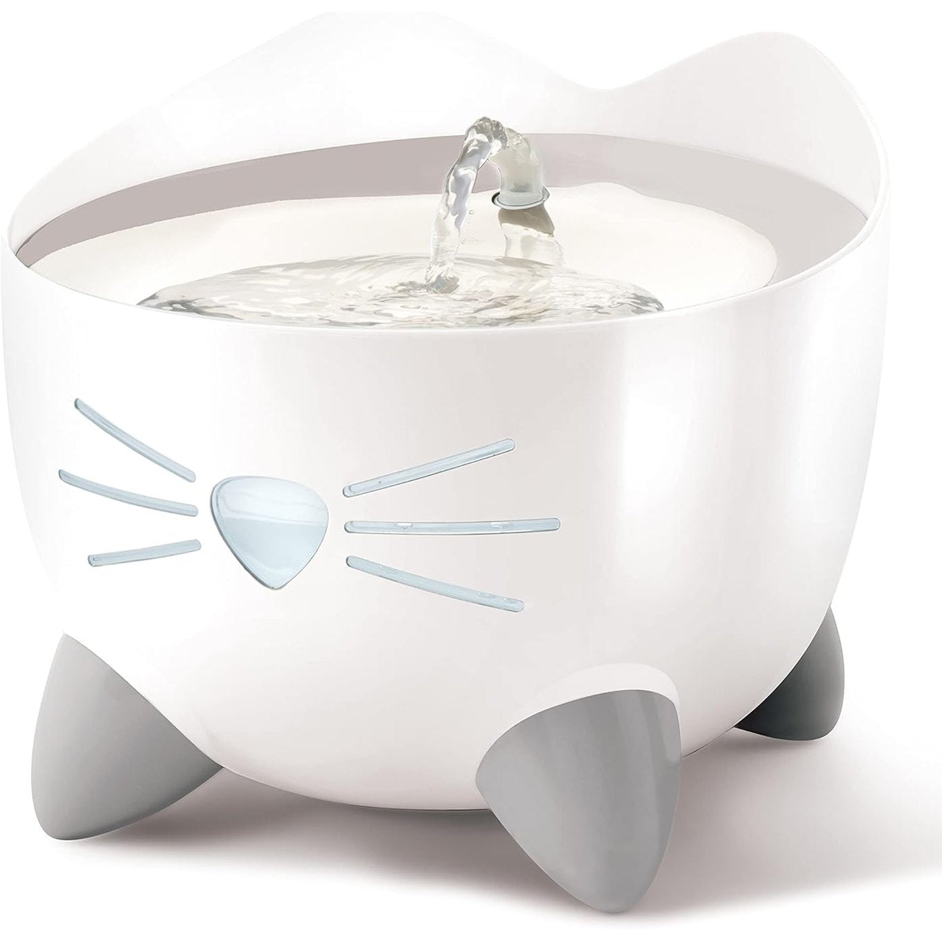 255517 - CATIT Shatërvan për mace Pixi prej çeliku inox, 2.5 L, i bardhë
