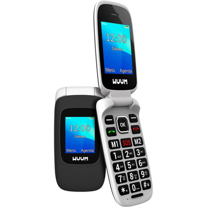 293192 - WUUM Clap – Telefon me dy ekrane të palosshme, 800mAh, USB-C, E zezë