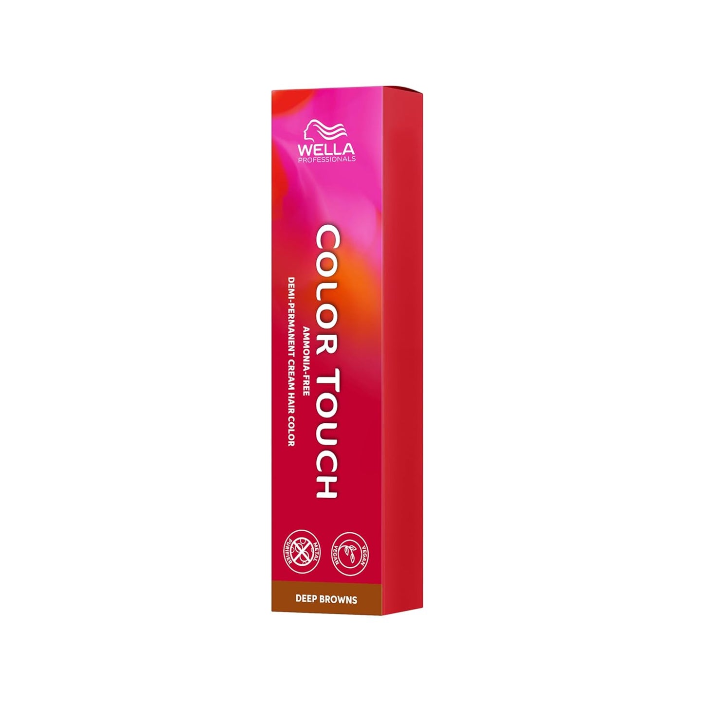 317767 - WELLA PROFESSIONALS Color Touch Deep Browns – Ngjyrë flokësh intensive vegane pa amoniak me Metal Purifier – për nuanca të thella dhe elegante kafe që zgjasin deri në 28 larje – 7/71 Bjonde e Mesme Kafe-Hisheni – 60 ml