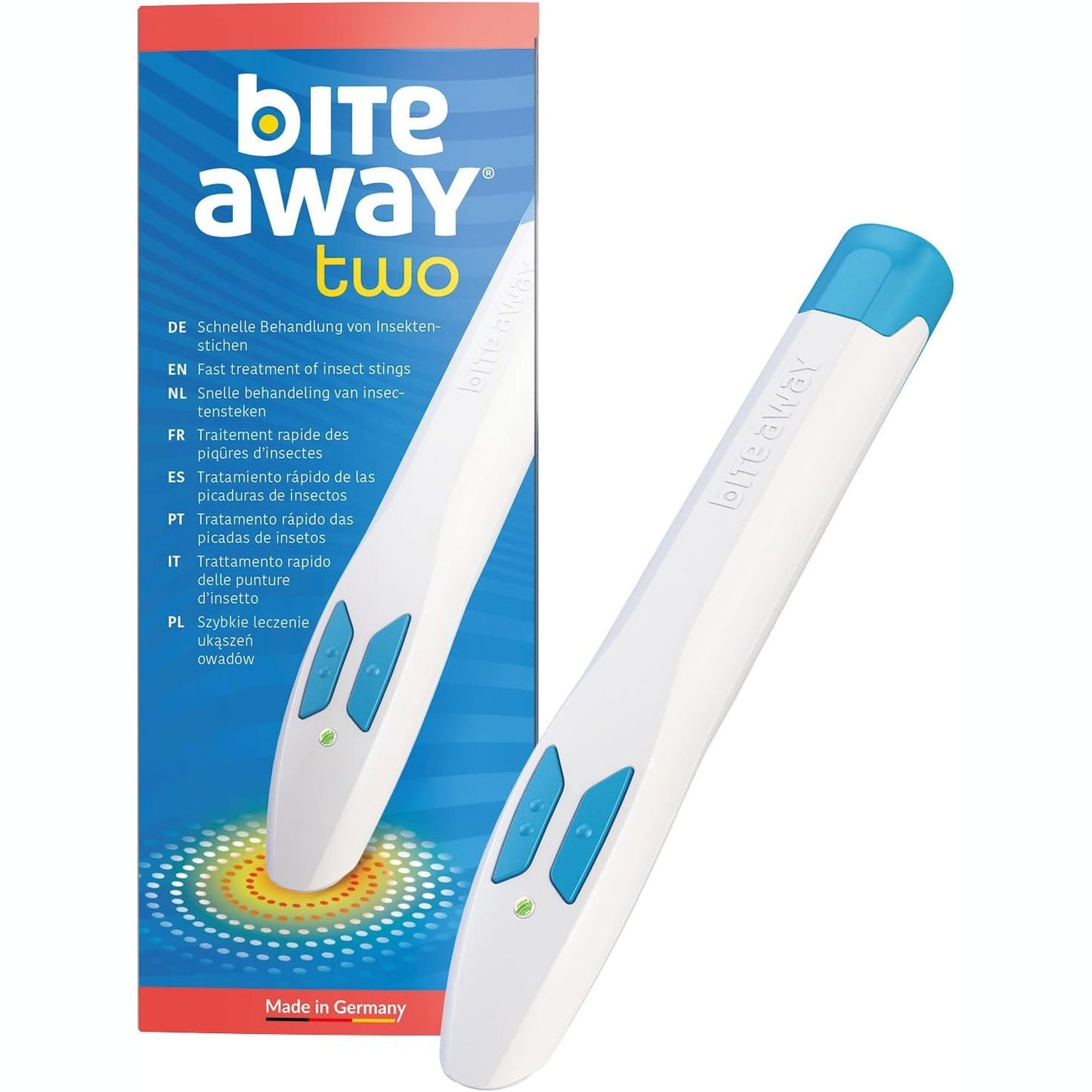 275491 - BITE AWAY Bite Away Two, shërues elektronik i pickimeve të mushkonjave, deri në 300 aplikime, stilolaps me nxehtësi
