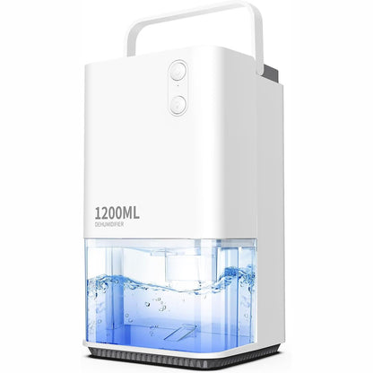 292933 - EASYACC Tharëse ajri elektrik 1200ml, Tharëse ajri e vogël dhe e qetë portativ që kursen energji 0.96kw/24H me fikje automatike dhe modalitet gjumi për apartament, banjo, bodrum