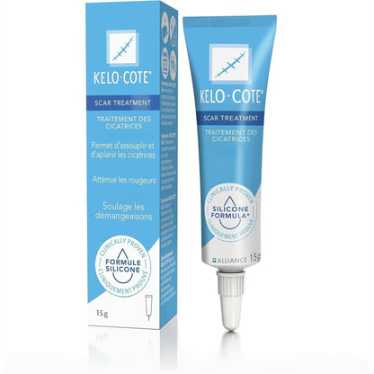 306077 - KELO-COTE – Tub 15g, Xhel për trajtimin e plagëve, formulë silikoni, rezistent ndaj ujit, transparent, i provuar klinikisht