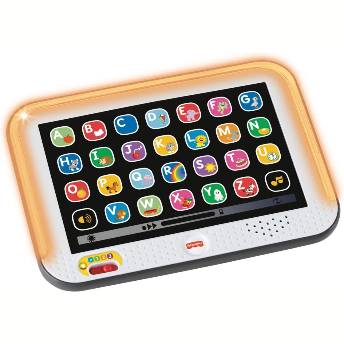 317397 - Lodër edukative për fëmijë, Replikë tablet-kompjuteri Smart Stages me muzikë dhe funksion ndriçimi, për fëmijë 1 vjeç e lart, Versioni gjerman, HXB66