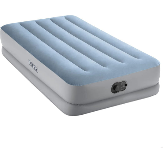 313279 - INTEX Dyshek ajri Twin Dura-Beam Comfort me pompë Fastfill USB, i fryrë përmasat: 99 cm x 191 cm x 36 cm (64157)