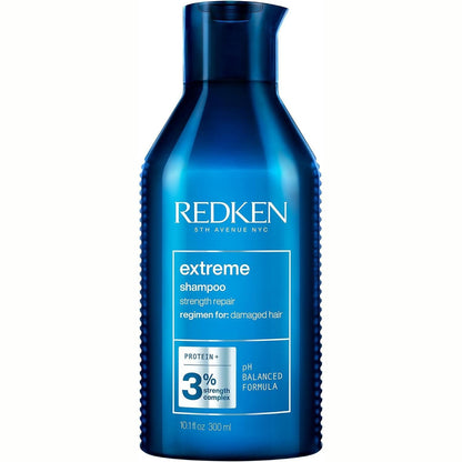 296966 - REDKEN - Shampo Forcuese për Flokë të Dëmtuar, e Pasur me Proteina, Extreme, 300 ml